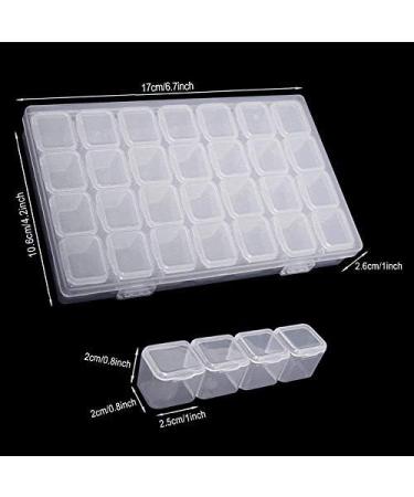 3 Pack 28 Slots Diamond Embroidery Storage Case for DIY 5D Diamond Painting - Buy Online on SooperMarket.com