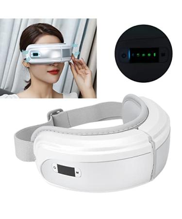 Eye Massage Device with Heat & Vibration - Foldable Bluetooth Eye Mask for Dark Circles & Dry Eyes Therapy - Buy Online on SooperMarket.com