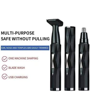 Ear and Nose Hair Trimmer - Portable USB Rechargeable Waterproof & Easy to Clean - Perfect Grooming Tool for Travel - Buy Online on SooperMarket.com