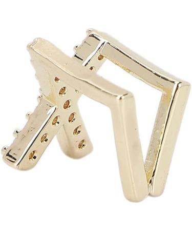 Metal Teeth Brace for Party Fashionable Jewelry Decoration Plated English Letter X Fits Most Tooth Sizes Portable - Buy Online on SooperMarket.com