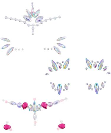 Face Gems Stickers Crystal Rhinestone Tattoos Women Eyes Stickers for Halloween Festival Style2 Stickers - Buy Online on SooperMarket.com