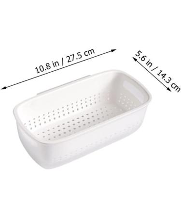 2pcs Double Layer Drainer Basket Multifunction Breakfast Basket - Buy Online on SooperMarket.com