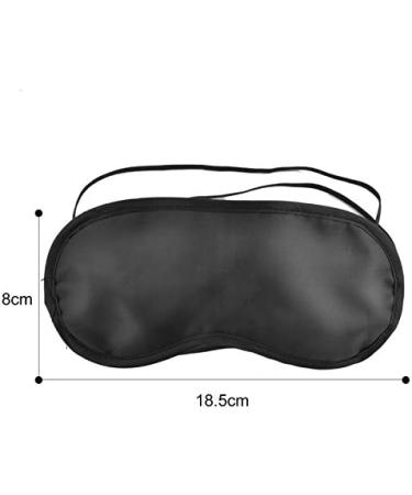 Coobbar 10PCS Satin Travel Eye Sleeping Mask Set - Purple | Soft Blindfold for Nap and Rest - Buy Online on SooperMarket.com