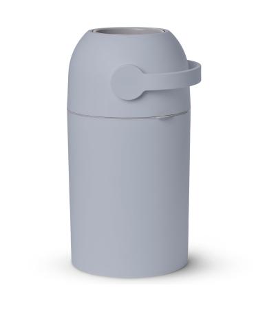 Baby Diaper Pail Patented Odor-Stop System Use Any Garbage Bag One Hand Free Lever Roll of Bag incld. (Ice Blue)