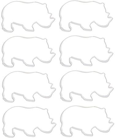 IMIKEYA 16 Pcs Modeling Molds Cake Mold Cookie Cutters Stainless Steel Cookies Mold Cookie Mold Fondant Making Molds Chocolates and Cakes Muffin Cakes Baking Tools Biscuit Dessert 9X5cmx2pcs Silverx2pcs - Buy Online on SooperMarket.com
