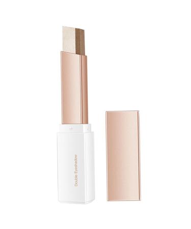 Double Color Eyeshadow Stick 2 in 1 Gradient Shimmer Eye Shadow Eye Makeup 2.5g Style2 dual color eyeshadow stick 2#