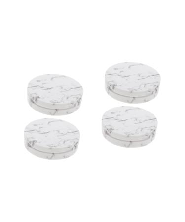 HAPINARY 4 Pcs Storage Box Refillllable Powder Case Face Powder Case Cosmetic Powder Container