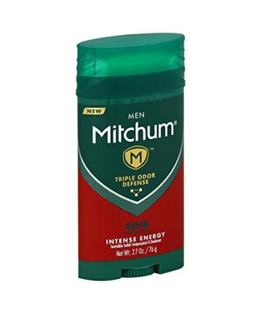 Mitchum Men's Antiperspirant Deodorant - Invisible Solid Intense Energy - 2.7 OZ, Pack of 2 Sticks - Buy Online on SooperMarket.com