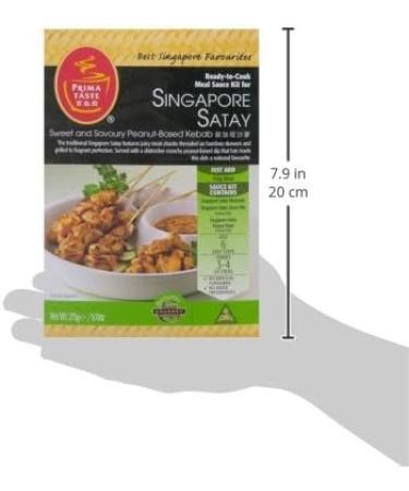 Prima Taste Singapore Satay Ready to Cook Sauce Kit 275 g - Buy Online on SooperMarket.com