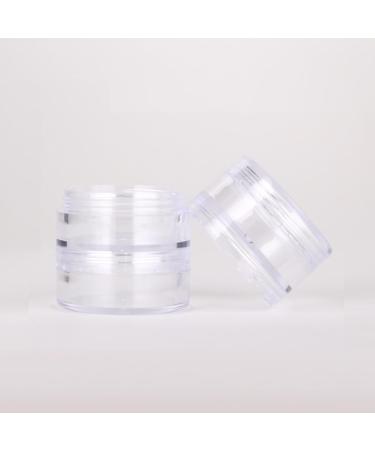 minkissy 3 Sets Eye Cream Box Stackable Clear Plastic Organizer Round Small Cream Jars Makeup Samples Jar Beauty Products Jar Cosmetics Holding Jars Makeup Cream Container Travel Leakproof 6.5x3.7cm Transparent - Buy Online on SooperMarket.com