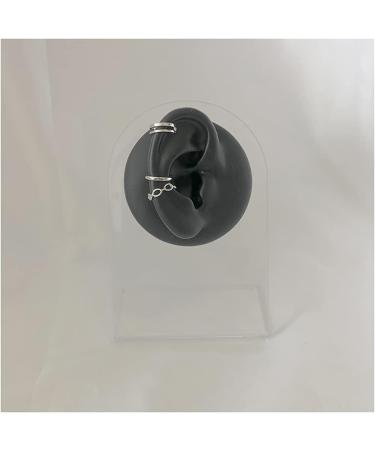 Simulation Ear Model with Display Stand - Simulation Part of The Human Silicone Ear Body - Artificial Ear Model 1pair - Buy Online on SooperMarket.com