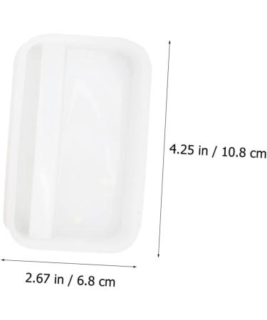 Operitacx 6 Pcs Epoxy Mold Resin Epoxy Cell Phone Stand Diy Craft Home Simple Mold Crystal Epoxy Bracket Whitex3pcs 10.8X6.8X2.5CMx3pcs - Buy Online on SooperMarket.com
