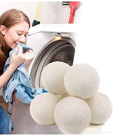 Ukiyo 6 XXL Dryer Balls | 100% New Zealand Sheeps Wool | Mulesing-Free Natural Fabric Softener - Buy Online on SooperMarket.com