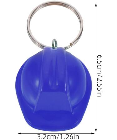 IMIKEYA Construction Hat Keychain 6pcs Mini Helmet Key Rings Safety Helmets Hard Hats Pendant Charms Construction Party Favors Blue - Buy Online on SooperMarket.com