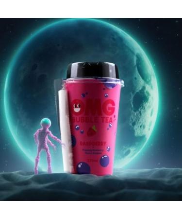 Bubble tea | Real tea Real fruit Popping bubbles|(Raspberry Tea with popping Blueberry bubbles)(Pack Of 3) Delicious Tasty And Twisty Treat - Buy Online on SooperMarket.com