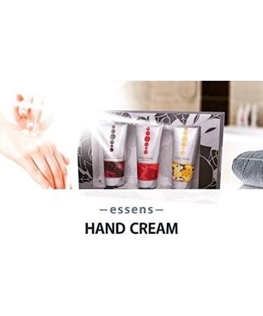 Hand Cream Set of 3x 30 ml - Mini Hand Creams Daily Moisturising Hand Creams Hydrating & Nourishing - Scents Honey & Jasmine Black Tea & Pomegranate Rose Oud - by Essens - Buy Online on SooperMarket.com