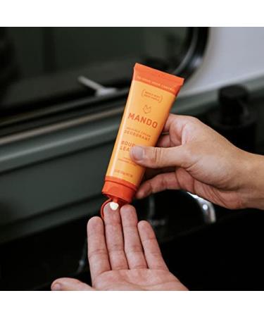 Mando Bourbon Leather Body Deodorant - 72 Hour Odor Control Aluminum & Baking Soda Free - Buy Online Internationally - Buy Online on SooperMarket.com