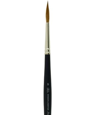 Winsor & Newton Professional Watercolor Sable Brush-Pointed Round #5 - Buy Online on SooperMarket.com