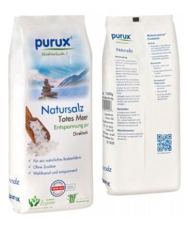 Purux Dead Sea Salt 850g - All-Natural Bath Salt for Relaxation & Skin Health | International Shipping - Buy Online on SooperMarket.com