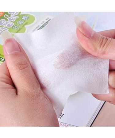 Mirea 1Box(1000PCS) White Breathable Non-woven Disposable Fabric Slim Thin Makeup Facial Soft Cotton Pads Face Deep Cleaning Paper Wiper for Make up Cosmetic Nail Polish Removing Skin Care Beauty Tools - Buy Online on SooperMarket.com