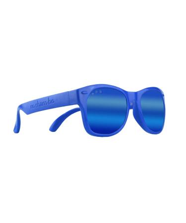 Roshambo Toddler Shades age 2-4years 100% UVA/UVB Protection Completely Unbreakable Sunglasses Millhouse Blue Lens