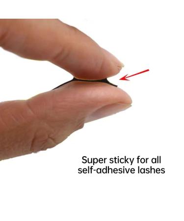 Premium Lash Glue for Strip Lashes - 40pcs Self Adhesive Waterproof Eyelash Strips | Perfect for Extensions & DIY Mastery - Buy Online on SooperMarket.com