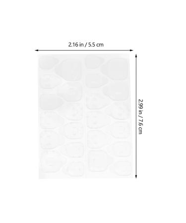 FOMIYES 100 Sheets Press on Nail Adhesive Tabs Nail Glue Stickers Double Side Waterproof Breathable Nail Glue Strong Nail Glue for False Nail Tips Salon Diy Manicure - Buy Online on SooperMarket.com