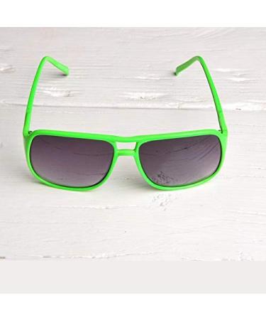 Freak Scene Retro Sunglasses 70s/80s Style Green