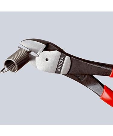 Knipex High Leverage Diagonal Cutter chrome-plated with multi-component grips 180 mm (self-service card/blister) 74 05 180 SB Multi-component Grips Blue/Red 180 mm chrome-plated on self-service card - Buy Online on SooperMarket.com