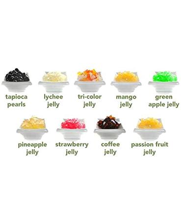 Sour Green Apple Coconut Jelly Dessert Topping - Buddha Bubbles Boba - Buy Online on SooperMarket.com