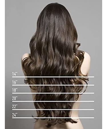 Buy Dark Black Hairpiece Extensions with Invisible Wire | Thickening Wavy Weft Hair Extensions - 40 cm - Buy Online on SooperMarket.com