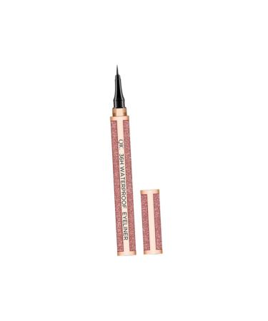 Gogogmee 1pc Waterproof Eyeliner Pen Eyeliner Black Eyeliner Red Coral Orange Eyeliner Fast Dry Eyeliner 1 count (Pack of 1) As Shown