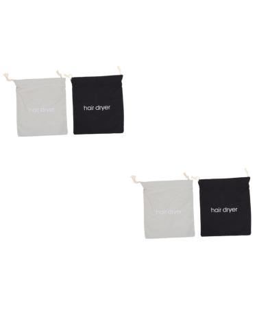 Baluue 4 Pcs Hair Dryer Storage Bag Travel Organizer Bags Hair Dryer Pouch Hair Dryer Organizer Fabric