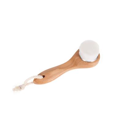 minkissy Facial Cleaning Brush Exfoliating Facial Brush Skin Cleaning Scrub Brush Pore Scrub Face Cleanser Facial Cleansing Brush Beech Face Brush Cleasing Milk Pores Bamboo 1pc