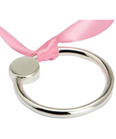 Krysaliis Sterling Silver Baby Teether Rattle, Flat Ring