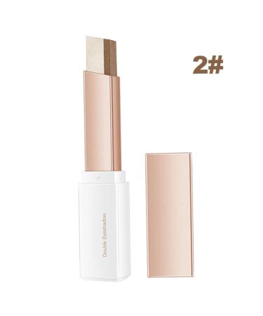Buy Double Color Eyeshadow Stick 2 in 1 - Gradient Shimmer Eye Makeup - Dual Color 2# - International Shipping Available - Buy Online on SooperMarket.com