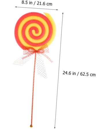 CHILDWEET 2pcs Lollipop Model Giant Fake Lollipops Christmas Lollipop Decorations Large Lollipop Ornaments Faux Lollipop Decor Birthday Lollipops Big Lollipop Prop Toy Studio Photo Plastic - Buy Online on SooperMarket.com