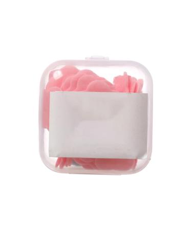 Dajidafu Soap Paper Hand Disposable Washing Scented Travel Cleaning Toilet Bath Slice Skin Supplies Bathroom Box Household Pink