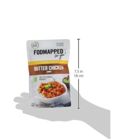 FODMAPPED Low FODMAP Butter Chicken Simmer Sauce 7 OZ (200g) - Authentic Indian Flavors | Shop Now! - Buy Online on SooperMarket.com