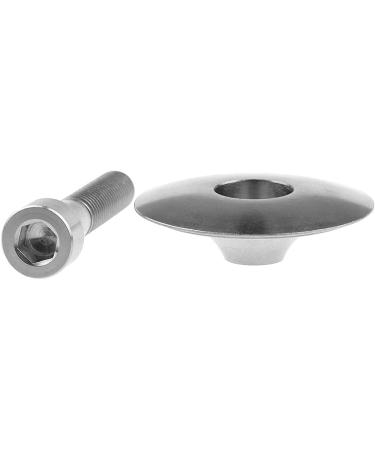 Wanyifa Titanium Headset Stem Top Cap 1-1/8 with M6 x 35mm Bolt - Buy Online on SooperMarket.com