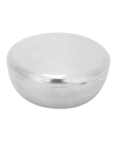 Ankroyu Razor-Soap Peel - Premium Men's Stainless Steel Shaving Bowl & Lid | Beard Care & Foam Cup | Ultimate Shaving Tool (Silver) - Buy Online on SooperMarket.com