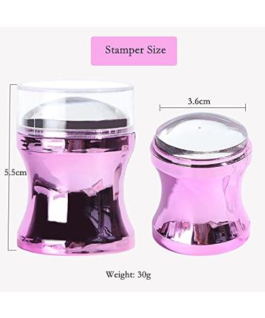 French Tip Nail Art Stamper Kit - Accurate Fast Jelly Tool for Perfect Nail Designs | International Shipping Available - Buy Online on SooperMarket.com