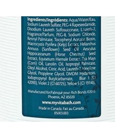 Vitabath Spa Skin Therapy Moisturizing Bath & Shower Gel - Nourishing Replenishing Oils - 21 oz, Invigorating Ocean-Fresh Fragrance - Buy Online on SooperMarket.com