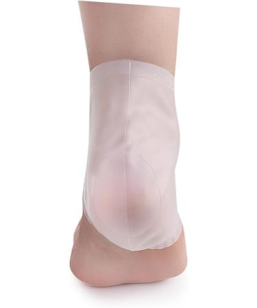 minkissy 3 Pairs Heel Soreness Relief Cushion Sleeves Shoe Inserts Silica Protective Sleeve Pedicure Heel Crack Men and Women White Soft - Buy Online on SooperMarket.com