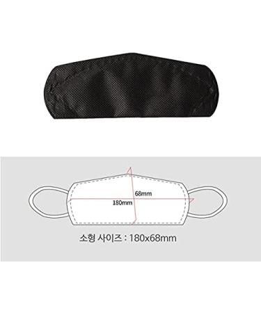 Kids Black KF94 Certified 4-Layer Face Mask (Pack of 10) - Adjustable Strap, Ages 4-10, Made in Korea - Respirators for Children - Buy Online on SooperMarket.com