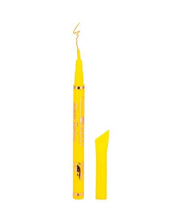 1/12 Colors Liquid Eyeliner Set Eyeliner Set Pigmented Rainbow Colorful Neon Eyeliner Pencil Waterproof Eye Shadow Pencil Long Lasting Wingtail Eyeliner for Mom Wife Girlfriend 04#