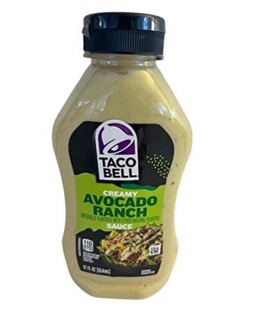 Taco Bell Creamy Avocado Ranch & Chipotle Sauce Combo Pack - 12 Fl Oz Each - Buy Online on SooperMarket.com