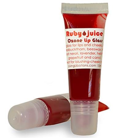 Living Libations - Organic/Wildcrafted Ruby Juice Ozonated Lip Gloss (.34 fl oz / 10 ml)