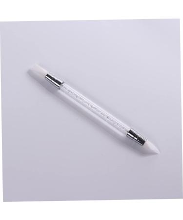 1PC Nail Art Sculpture Pens Silicone Dual Head Manicure Carving Pen Rhinestone Beads Picker Tool - Buy Online on SooperMarket.com