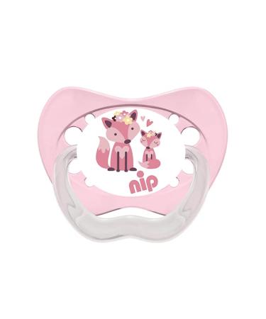 Buy Nip Pacifier Family Latex Orthodontic - Reduces Pressure on Teeth & Jaw Made in Germany (3-Pack 16-32 Months) - Pink Mint - Buy Online on SooperMarket.com